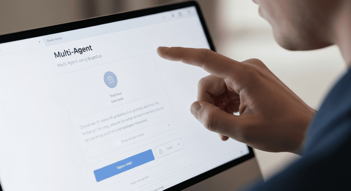 User setting up AI debate